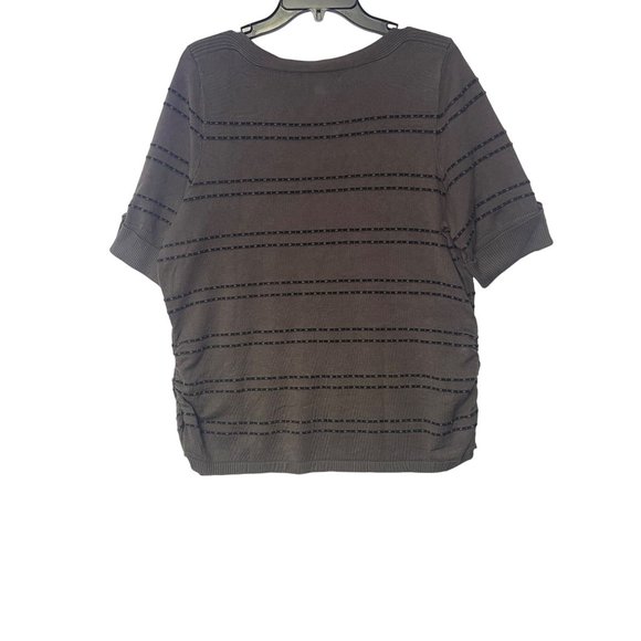 Apt 9 women’s shirt sweater size XL Green short sleeve - Picture 8 of 14